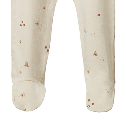 Footed Rompers Bumble Bee