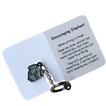 Keyring Encouraging Elephant