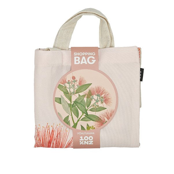 Shopping Bag Vintage Botanical Pohutukawa