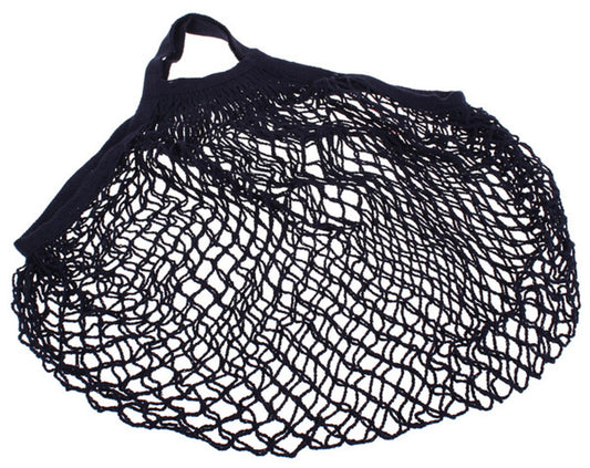 Short Handled String Navy Bag