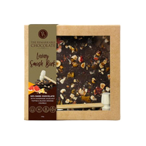 Smash Bark Hazelnut Toffee & Blood Orange