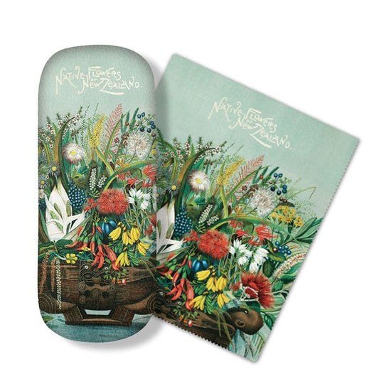 Glasses Case NZ Native Flowers