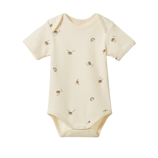 Short Sleeve Bodysuit Mini Music
