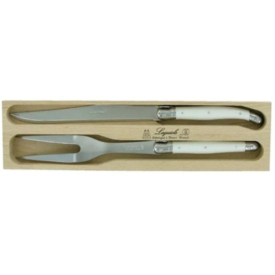 Verdier Carving Set White