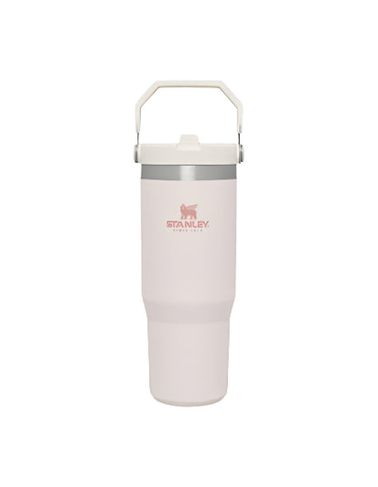 The Ice Flow Flip Straw 30oz Rose Quartz