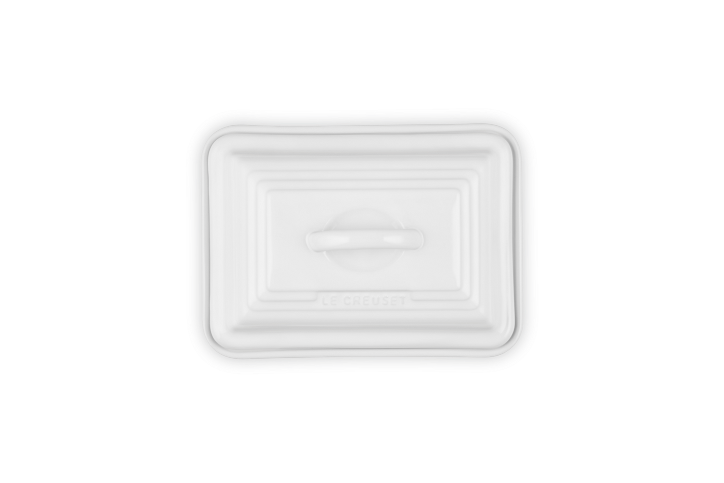 LC Butter Dish White