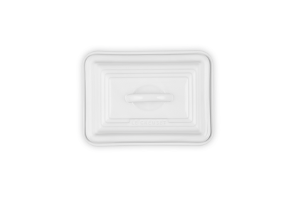 LC Butter Dish White