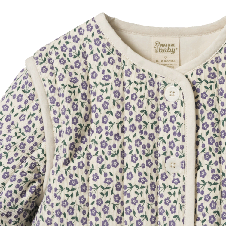 Edith Jacket Quilted Briarwood Heron