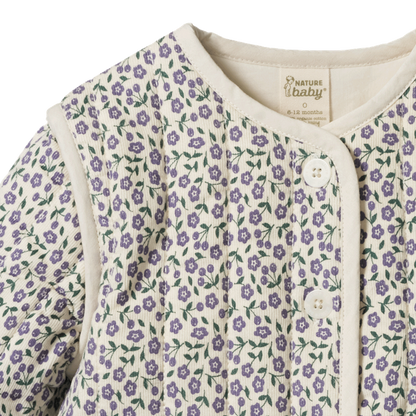 Edith Jacket Quilted Briarwood Heron