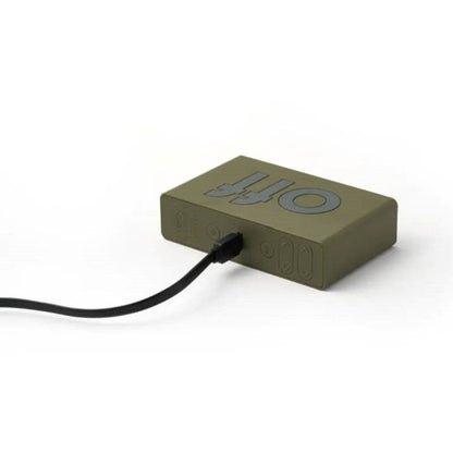 Flip Rubber Alarm Clock Khaki