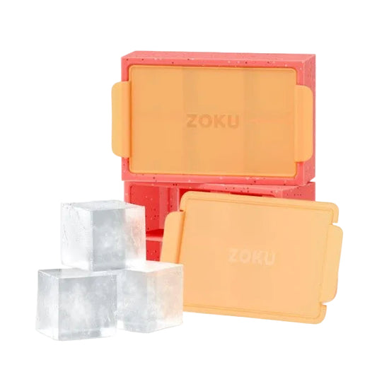 Zoku Jumbo Ice Cube Tray Set2 Red