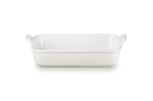 Heritage Rect Dish 26cm Meringue