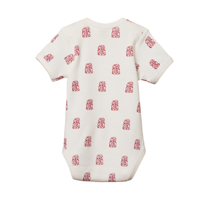 Cotton Short Sleeve Bodysuit Tiki