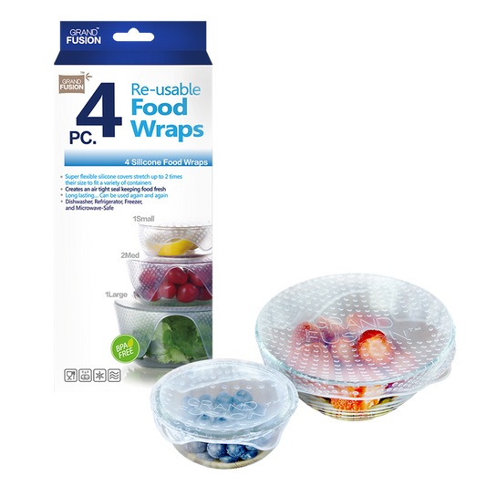 Silicone Food Wraps 4 Pack