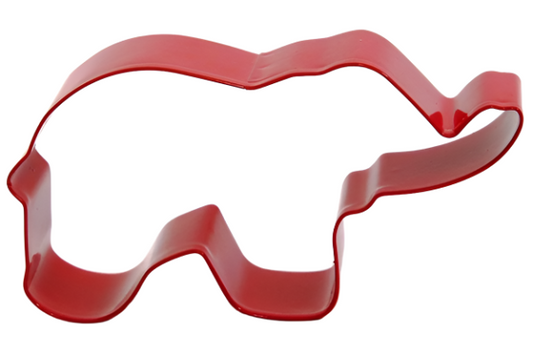 Elephant Cookie Cutter 9cm Red