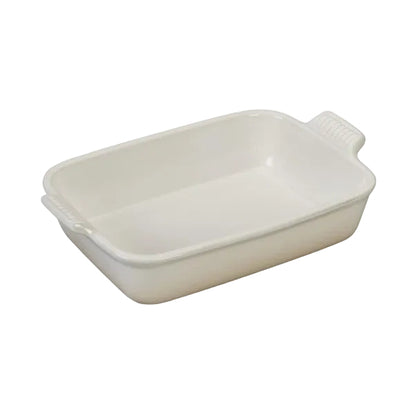 Heritage Rect Dish 26cm Meringue