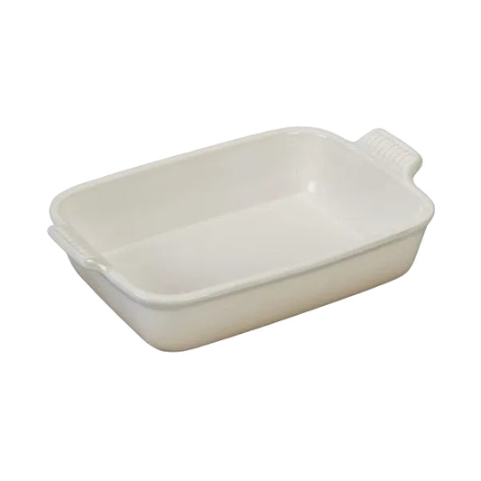 Heritage Rect Dish 26cm Meringue