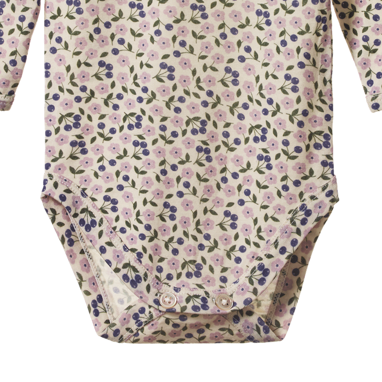 Merino Long Sleeve Bodysuit Briarwood Lilac