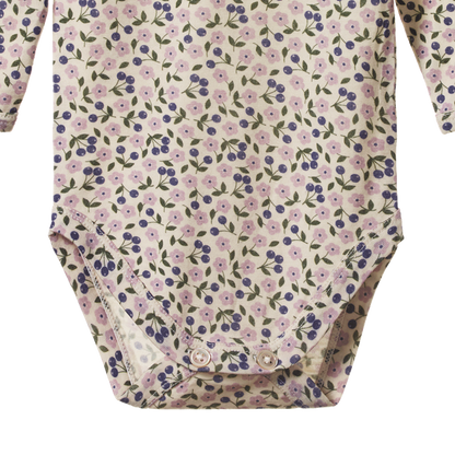 Merino Long Sleeve Bodysuit Briarwood Lilac