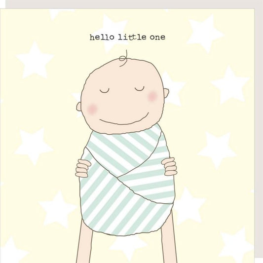 Card Hello Unisex Baby
