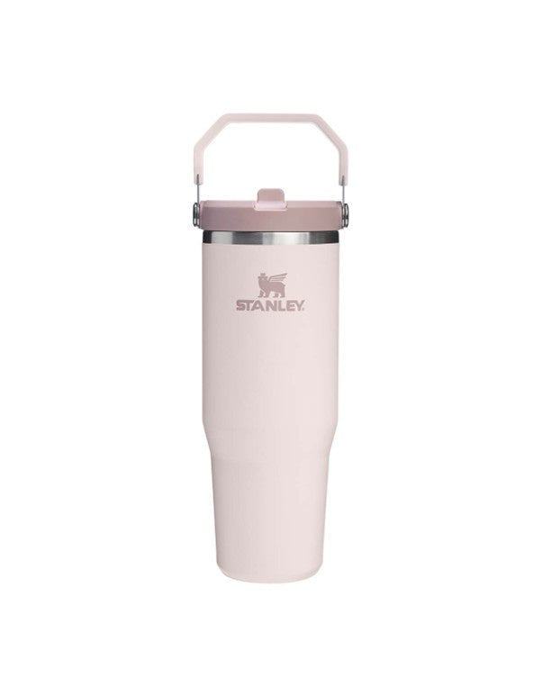 The Ice Flow Flip Straw 30oz  Rose Quartz