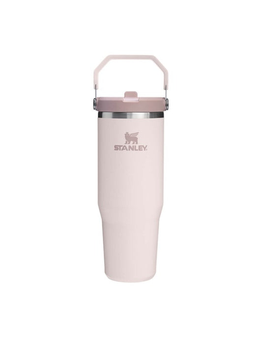 The Ice Flow Flip Straw 30oz  Rose Quartz