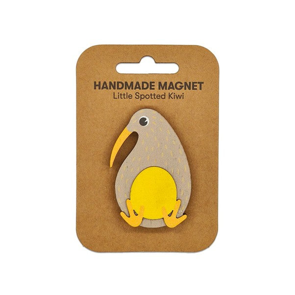 Wooden Magnet Little Spotted Kiwi