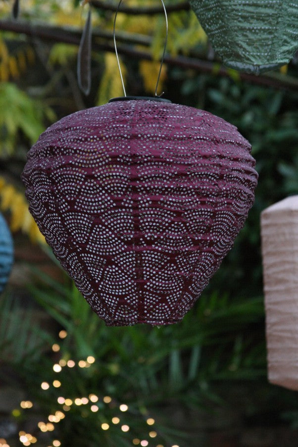 Solar Lantern Purple Balloon