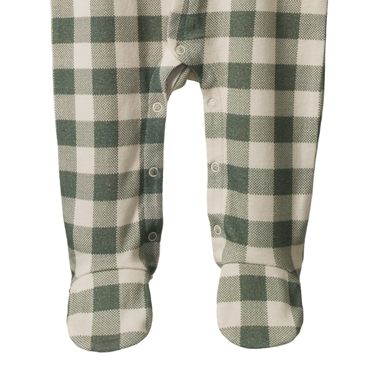 Cotton Stretch & Grow Crispin Check