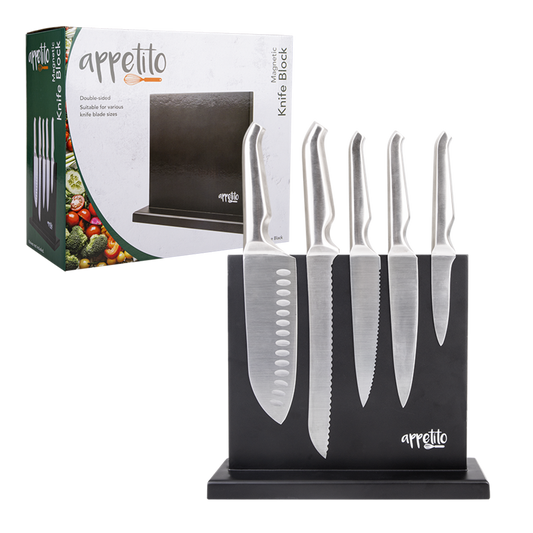 Magnetic Knife Stand Matte Black