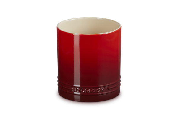 Large Utensil Jar Cerise