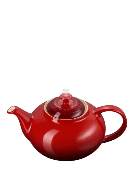 Teapot w  Stainless Steel Infuser Cerise