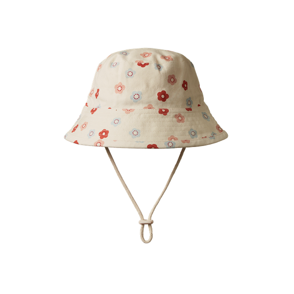 Bucket Sunhat Petite Flora Stamp