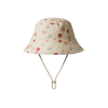 Bucket Sunhat Petite Flora Stamp