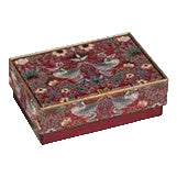 Strawberry Thief Small Square Corner Tin