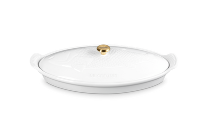 Heritage Fish Baker with Lid 1.6L White