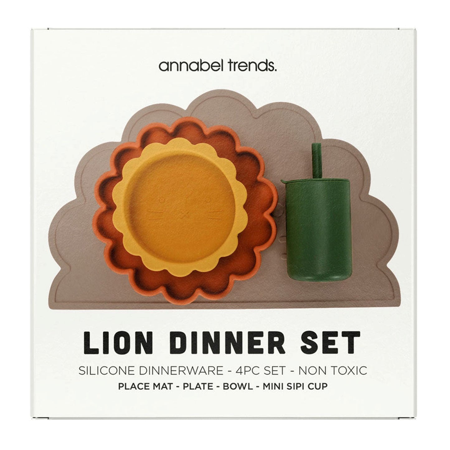 Lion Dinner Set 4pc