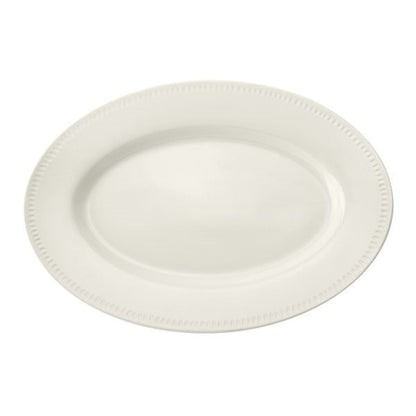 Mikasa Cranborne Serving Platter Oval Cream