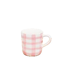 Mug Pink Gingham