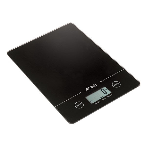 Avanti Compact Digital Kitchen Scale Black