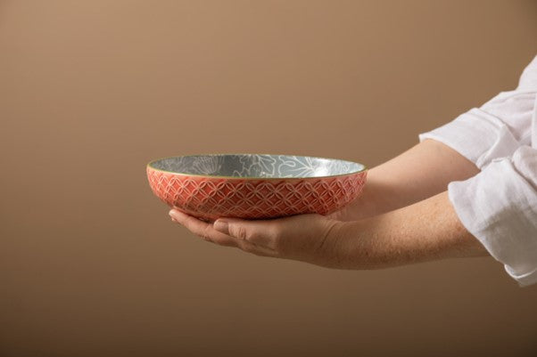 Coupe Bowl 21cm Geometric Leaf