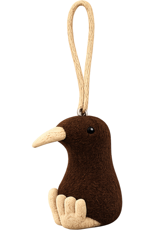 Felt Kiwi Decoration Brown
