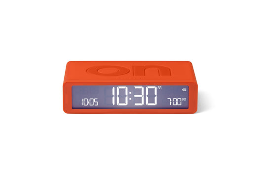 Flip Rubber Alarm Clock Orange