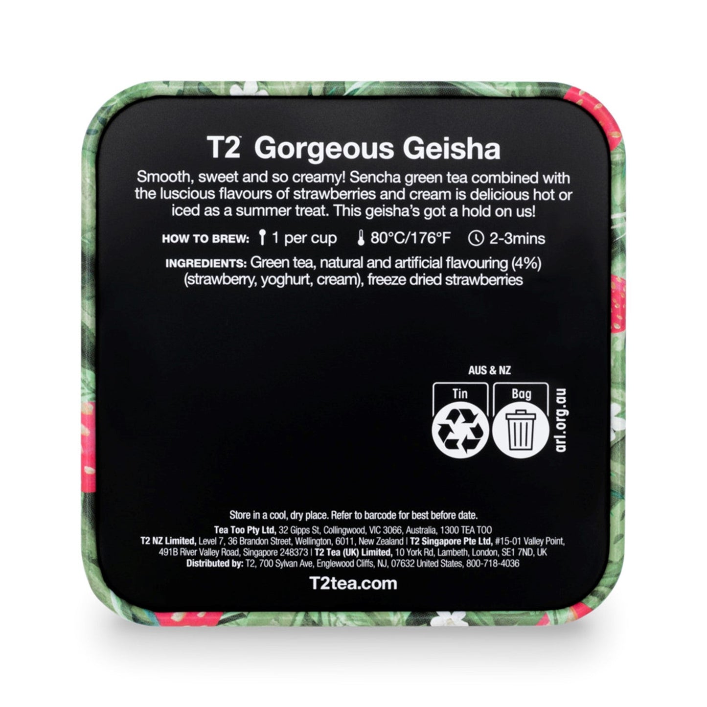 T2 Limited Tin Gorgeous Geisha