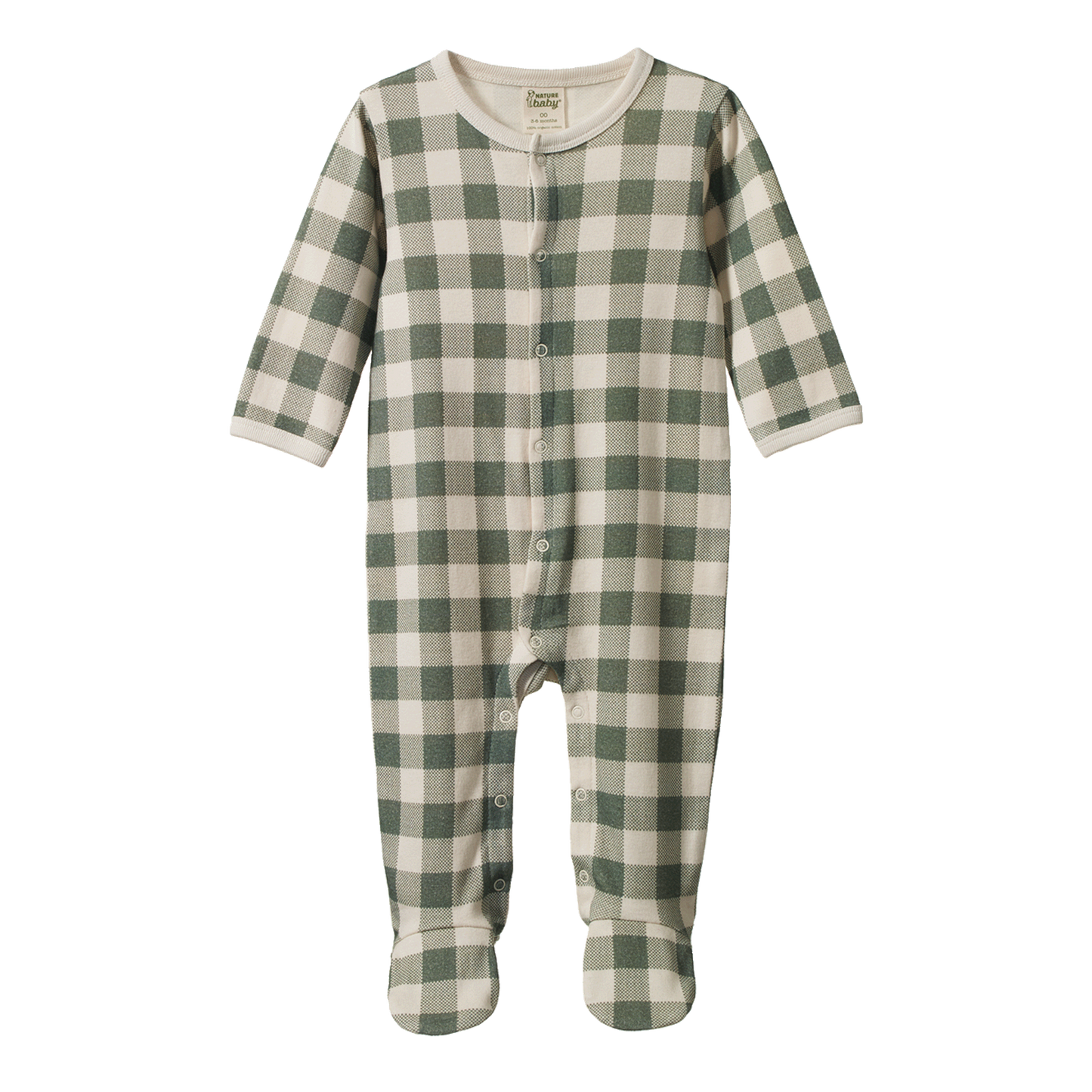 Cotton Stretch & Grow Crispin Check