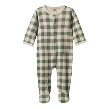Cotton Stretch & Grow Crispin Check
