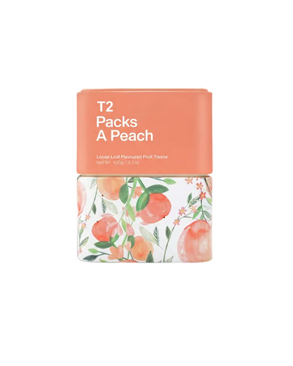 T2 Icon Tin Packs A Peach