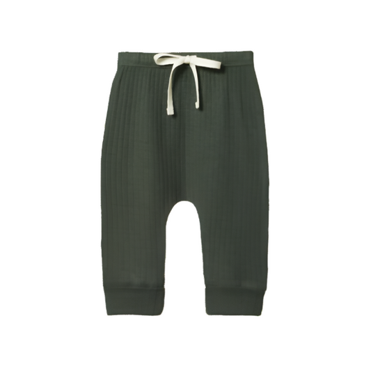 Merino Drawstring Pants Thyme