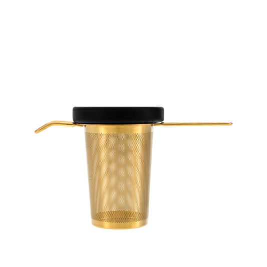 T2 Basket Infuser Gold Matte Black Lid