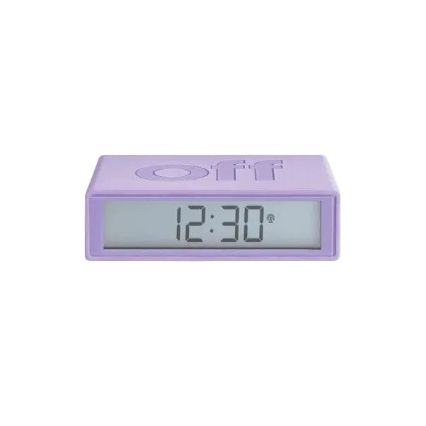 Flip Rubber Alarm Clock Lilac